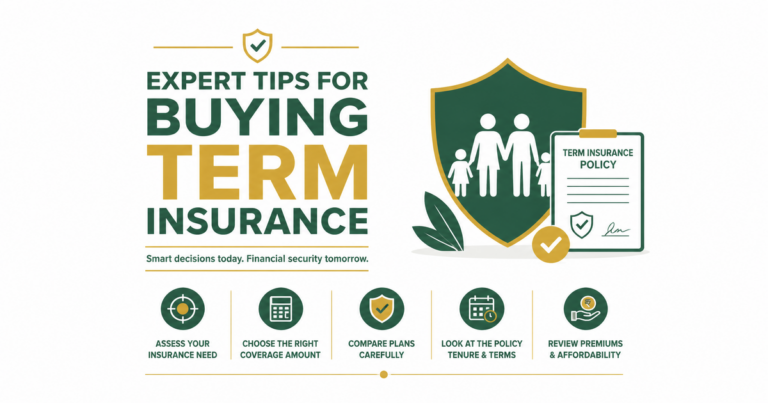 Featured image: Expert Tips for Buying Term Insurance for the First Time