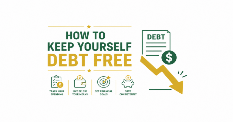Featured image: How to keep yourself Debt Free
