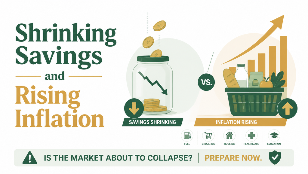 Shrinking Savings and Rising Inflation