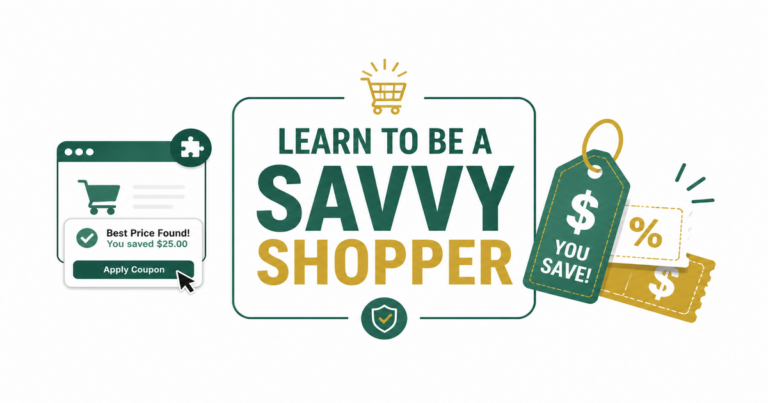 Featured image: Learn to be a Savvy Shopper