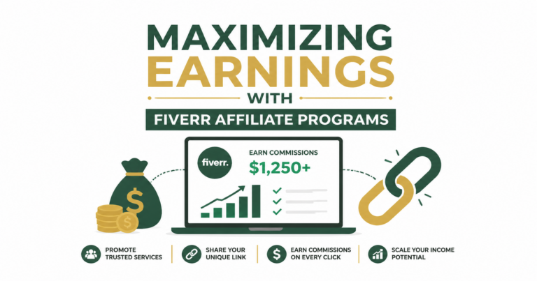 Featured image: Maximizing Earnings with Fiverr Affiliate Programs