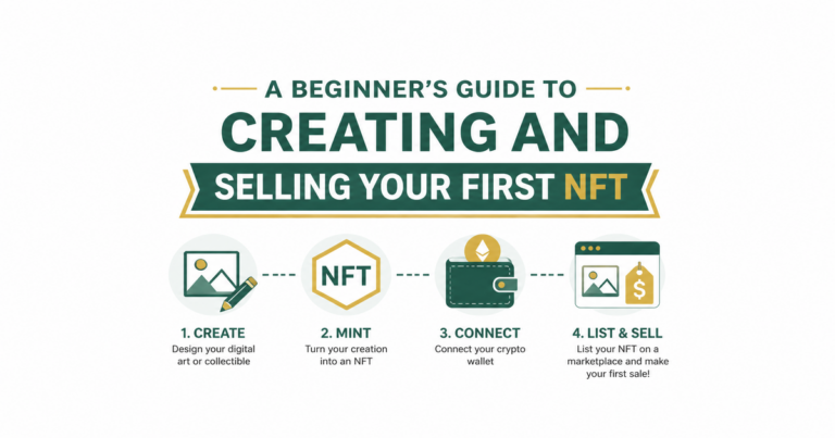 Featured image: A beginner’s guide to creating and selling your first NFT